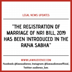 Cabinet approves Introduction of Registration of Marriage of NRI Bill 2019