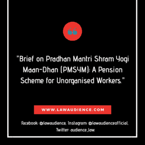 Read more about the article Brief on Pradhan Mantri Shram Yogi Maan-Dhan (PMSYM): A Pension Scheme for Unorganised Workers