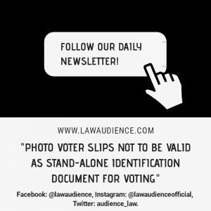 Read more about the article Photo Voter Slips Not To Be Valid As Stand-Alone Identification Document for Voting