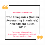 The Companies (Indian Accounting Standards) Amendment Rules, 2019