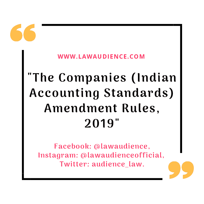 Read more about the article The Companies (Indian Accounting Standards) Amendment Rules, 2019