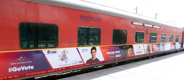 Read more about the article Election Commission of India Collaborates With Indian Railways For Voter Awareness Campaign: Lok Sabha Elections 2019