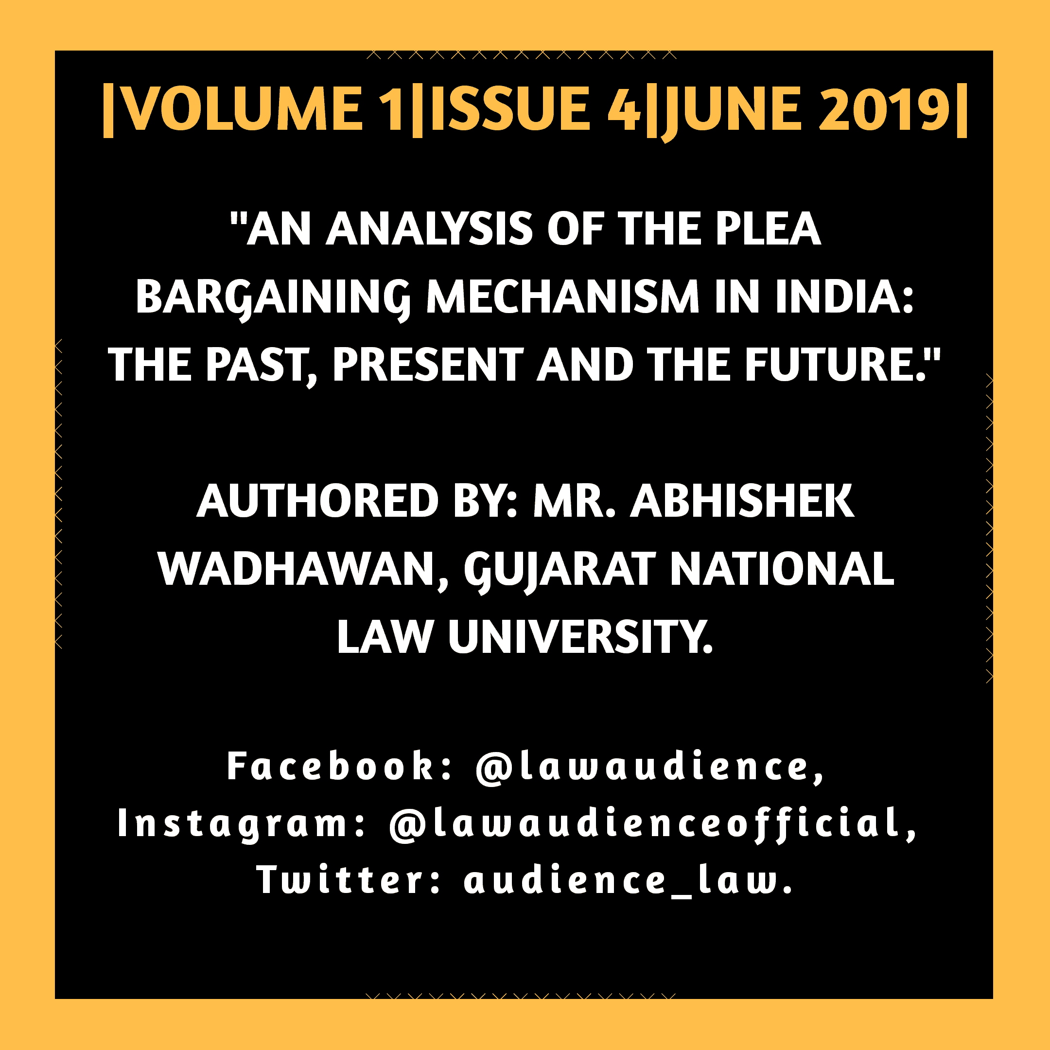 You are currently viewing AN ANALYSIS OF THE PLEA BARGAINING MECHANISM IN INDIA: THE PAST, PRESENT AND THE FUTURE.