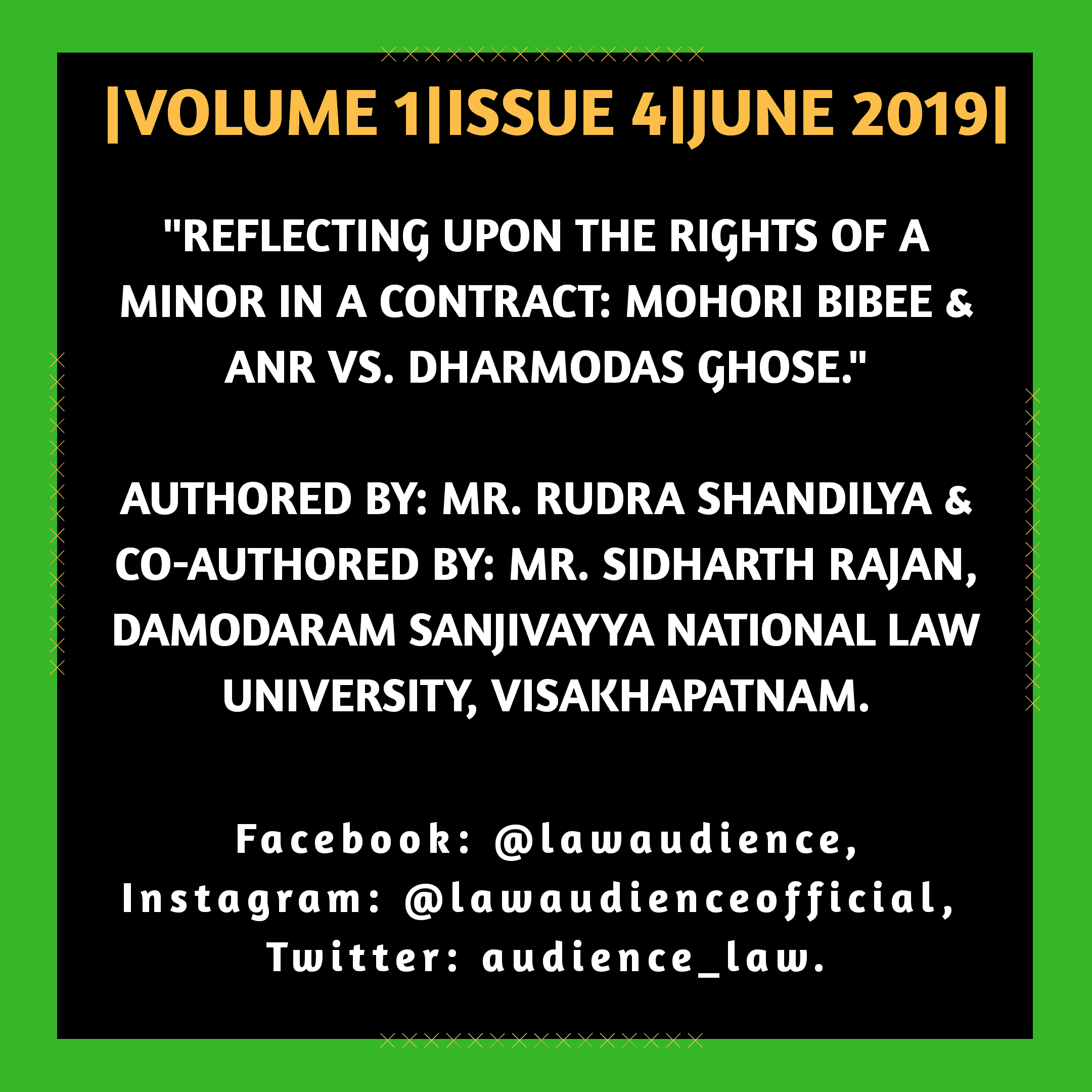 Read more about the article REFLECTING UPON THE RIGHTS OF A MINOR IN A CONTRACT: MOHORI BIBEE & ANR VS. DHARMODAS GHOSE.