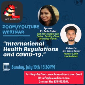 WEBINAR: INTERNATIONAL HEALTH REGULATIONS AND COVID-19