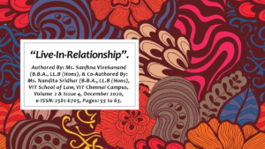 Read more about the article Live-In-Relationship