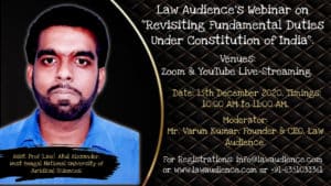 Law Audience’s Webinar on Revisiting Fundamental Duties Under Constitution of India [December 15th, 10 to 11AM]: Register Now!