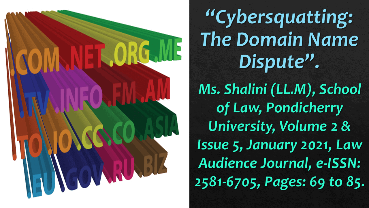 You are currently viewing Cybersquatting: The Domain Name Dispute