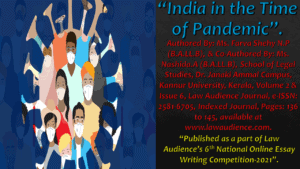 Read more about the article India in the Time of Pandemic
