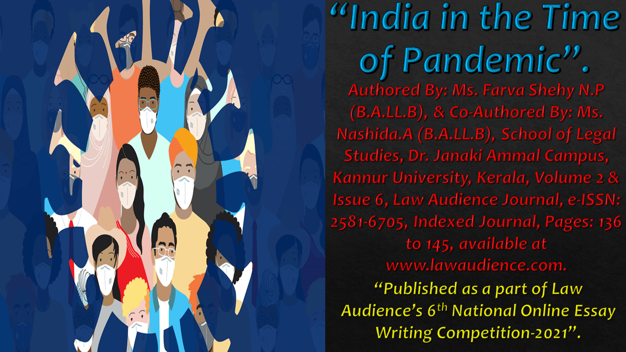 You are currently viewing India in the Time of Pandemic