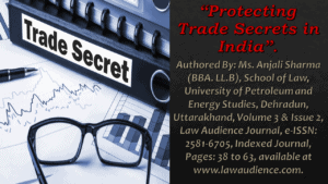 Read more about the article Protecting Trade Secrets in India