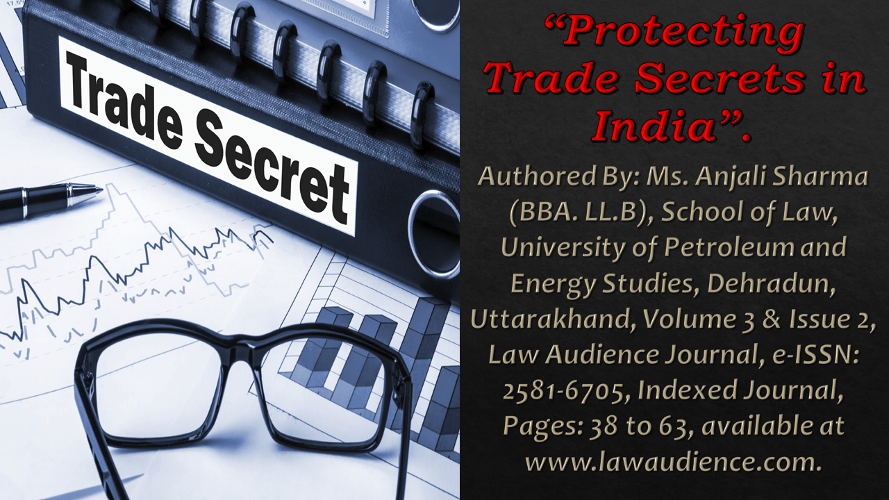 You are currently viewing Protecting Trade Secrets in India