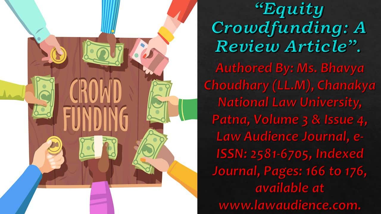 You are currently viewing Equity Crowdfunding: A Review Article