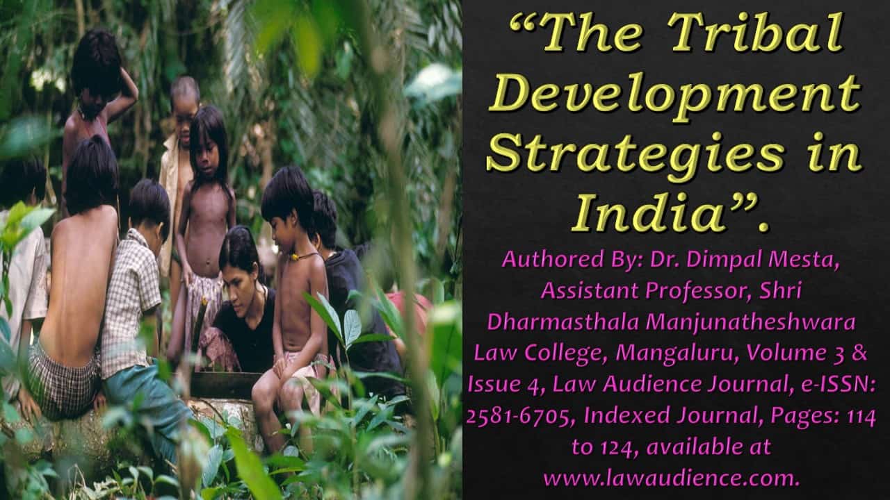 You are currently viewing The Tribal Development Strategies in India