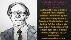 Read more about the article Contextualise Ideas of Rawls in Indian Scenarios