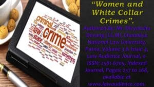 Read more about the article Women and White Collar Crimes