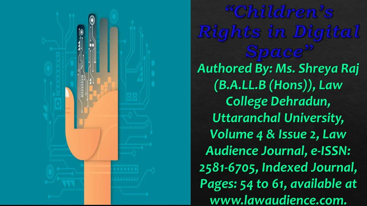 You are currently viewing Children’s Rights in Digital Space