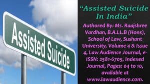Read more about the article Assisted Suicide In India