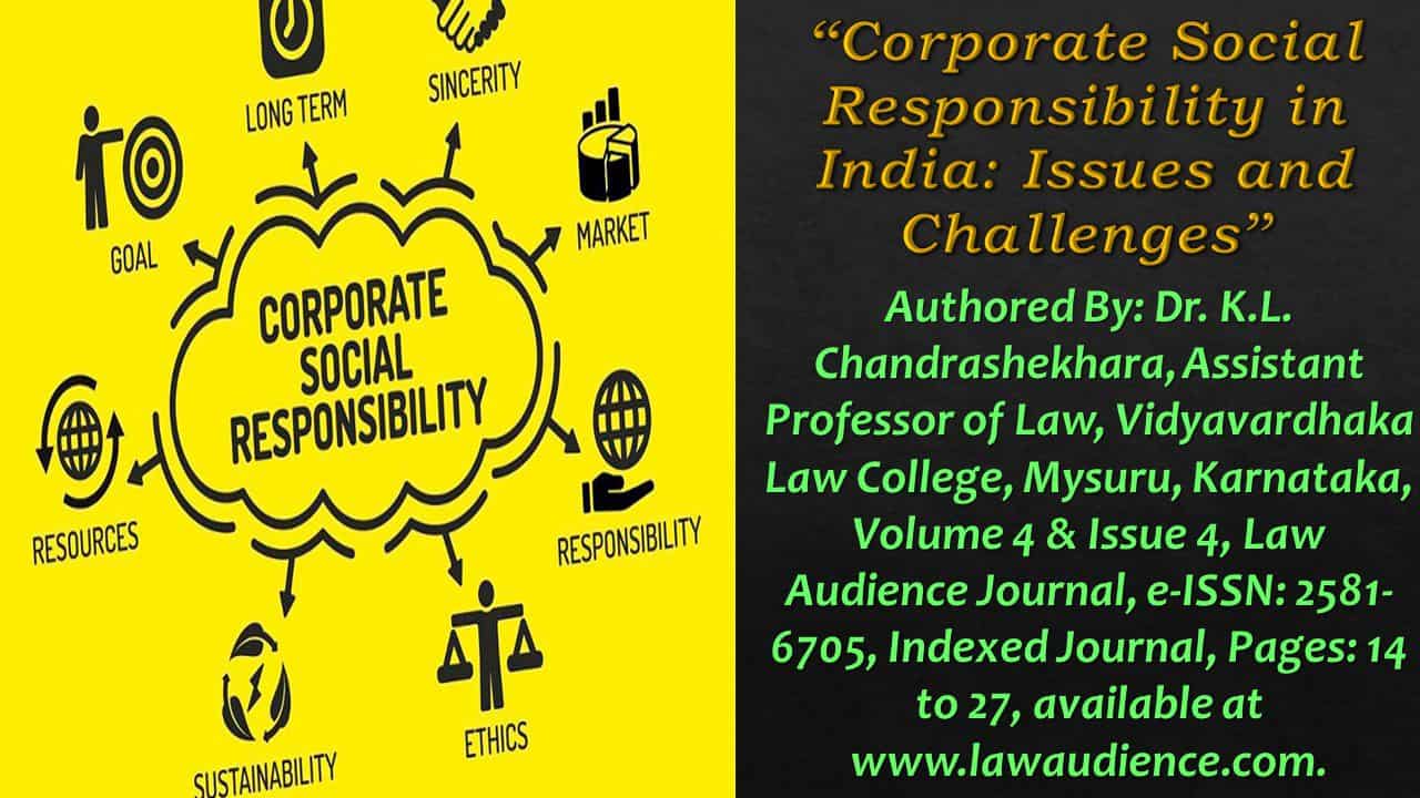 You are currently viewing Corporate Social Responsibility in India: Issues and Challenges