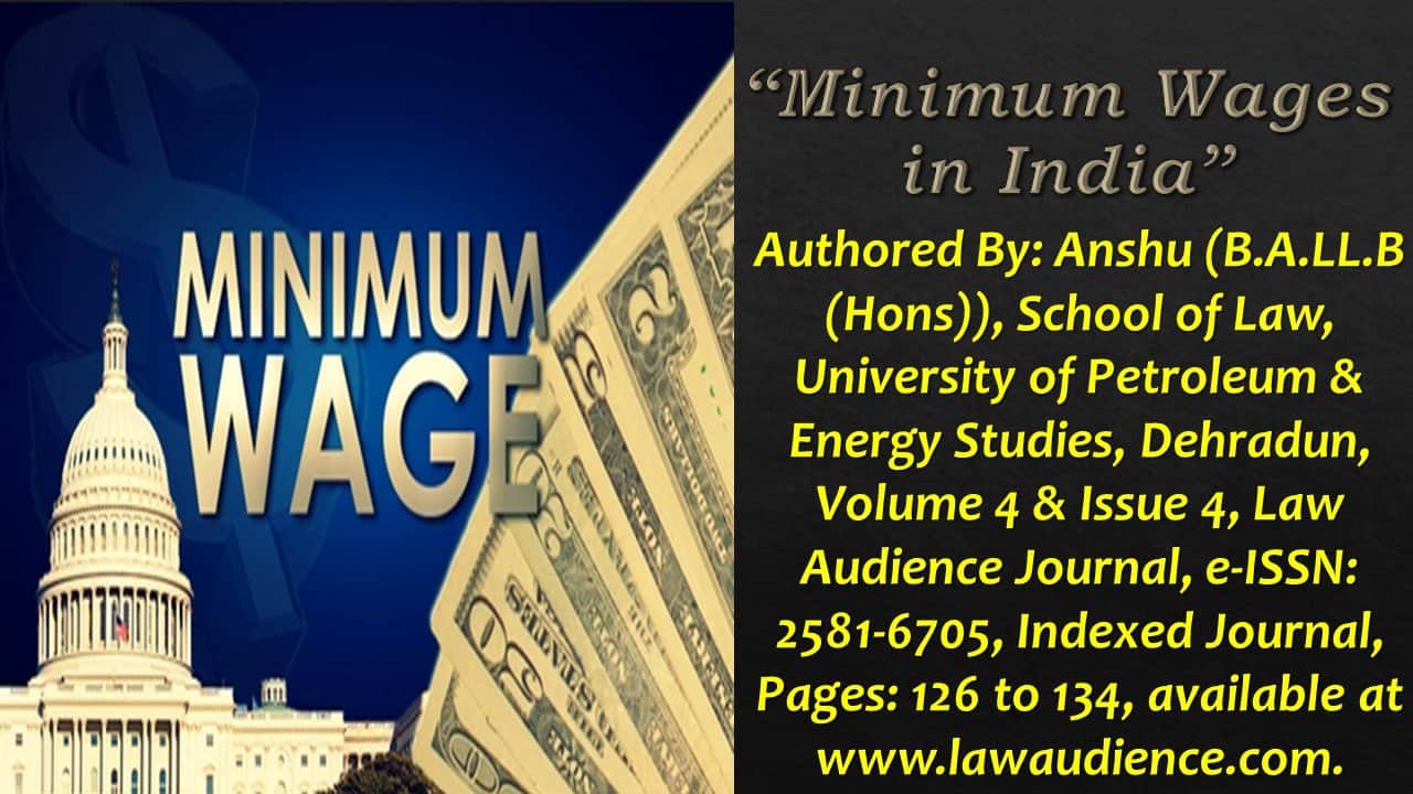 You are currently viewing Minimum Wages in India