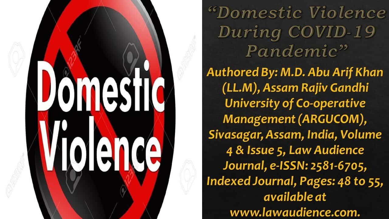 You are currently viewing Domestic Violence During COVID-19 Pandemic