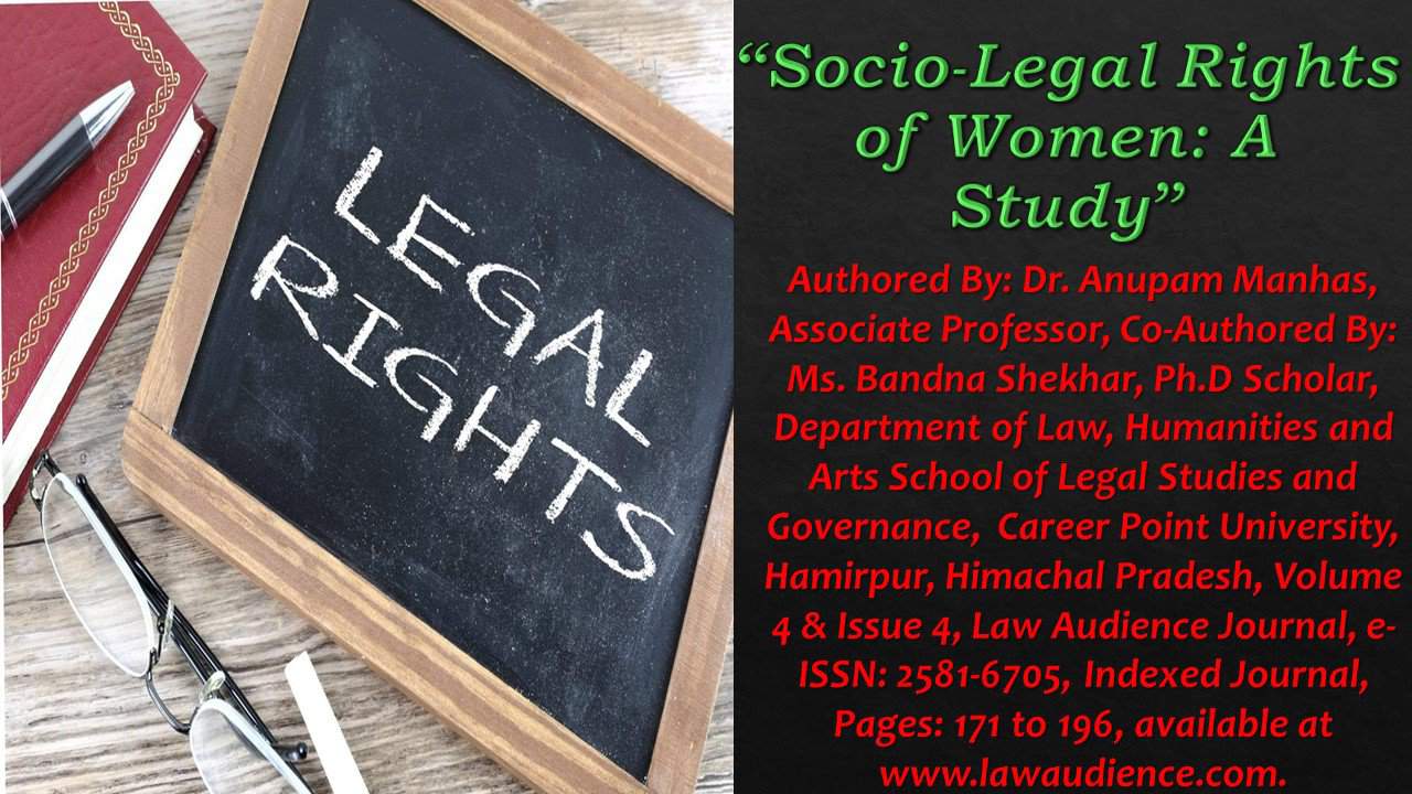 You are currently viewing Socio-Legal Rights of Women: A Study