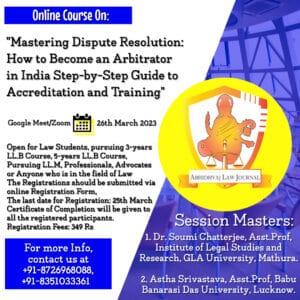 Read more about the article Mastering Dispute Resolution: How to Become an Arbitrator in India Step-by-Step Guide to Accreditation and Training