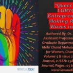 Queer Cool: LGBTQIA+ Entrepreneurship Making Rainbow Waves in India
