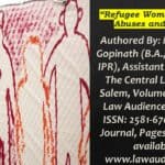 REFUGEE WOMEN IN INDIA: ABUSES AND RIGHTS