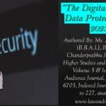 The Digital Personal Data Protection Act, 2023