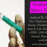 Euthanasia – Mercy Killing