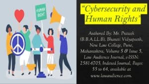 Read more about the article Cybersecurity and Human Rights