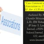 Case Comment on Madras Bar Association vs. Union of India & Anr A.I.R 2015 S.C. 1571