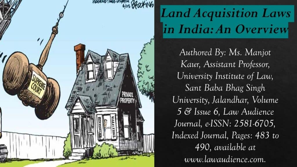 Land Acquisition Laws in India: An Overview