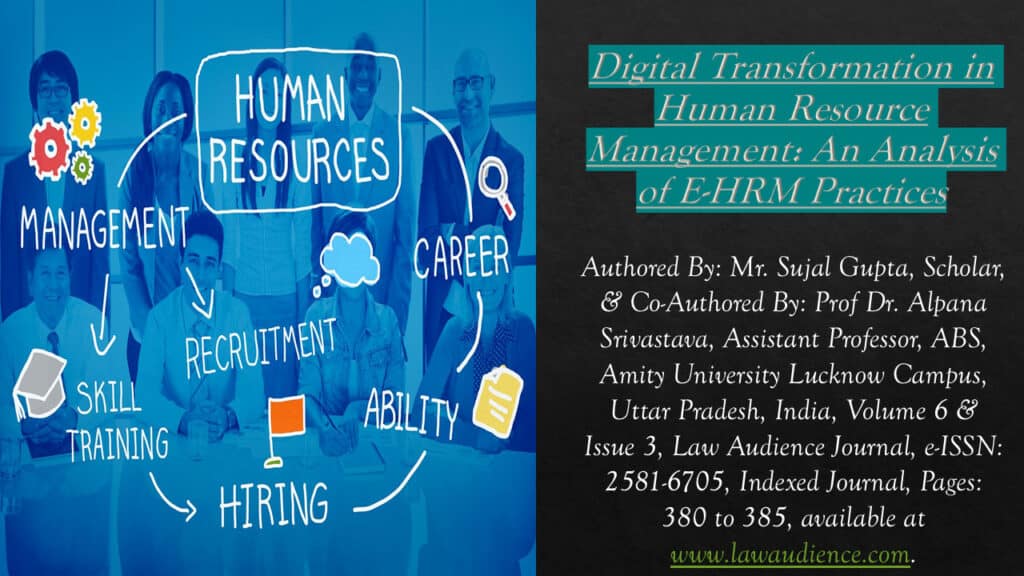 Digital Transformation in Human Resource Management: An Analysis of E-HRM Practices
