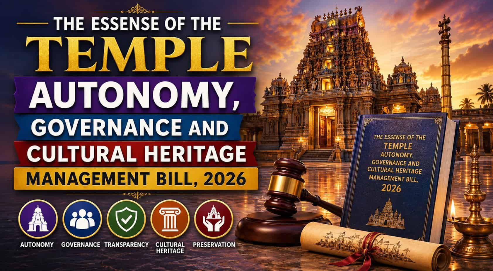 The Essense Of The Temple Autonomy, Governance And Cultural Heritage Management Bill, 2026