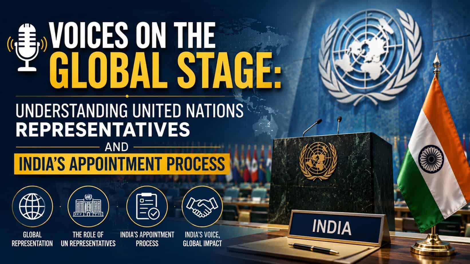 Voices on the Global Stage: Understanding United Nations Representatives and India’s Appointment Process
